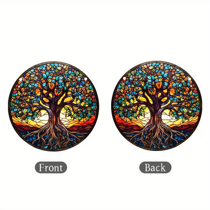 TreeGleam - Round Acrylic Suncatcher by The Nevermore