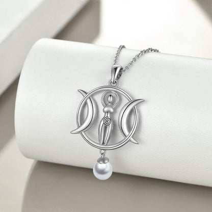 Triple Moon Goddess - 925 Sterling Silver Pendant Necklace by The Nevermore – Unique Jewelry by Nevermore Lifestyle & Tech | Silver
