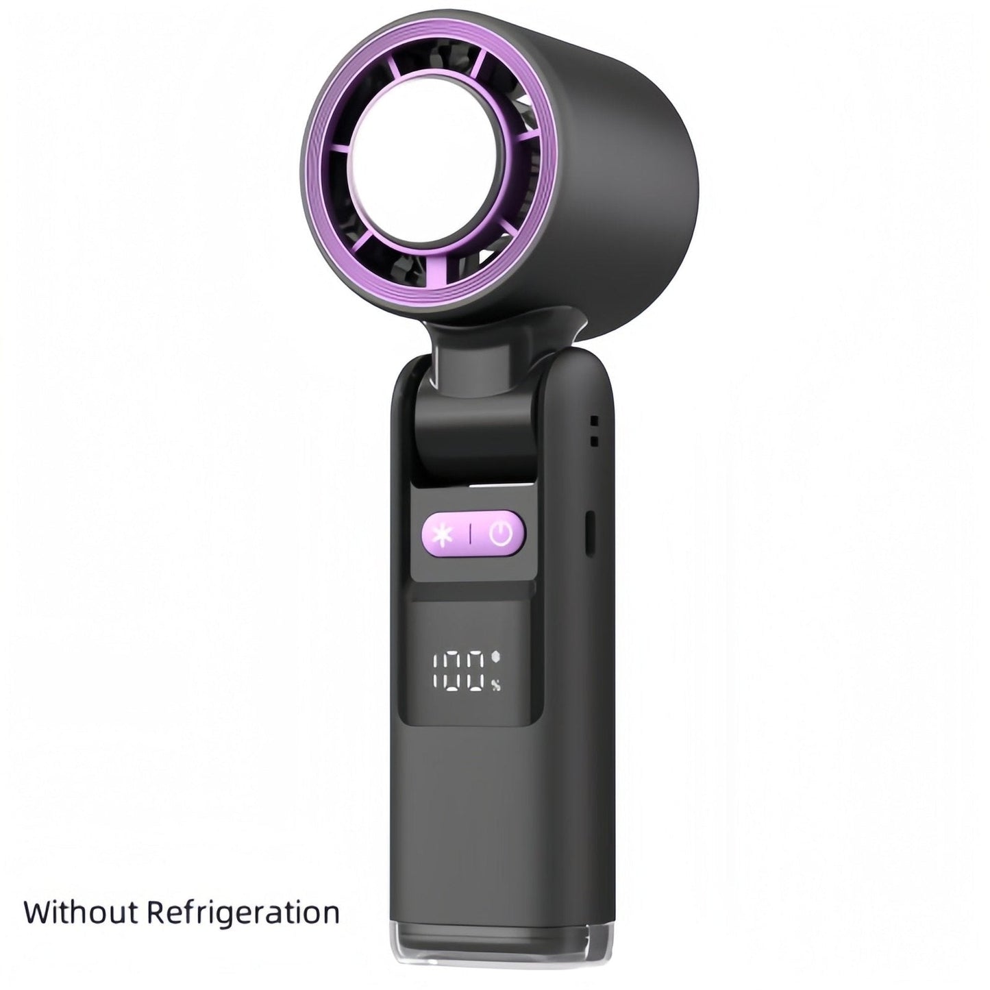 Turbos Chilled Ice Sensation Cold Fan Super Mini Turbos Speed Fan USB Powered Digital Display For Outdoor Camping Travel