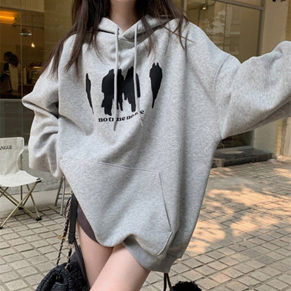 Urban Ease - The Nevermore Women's Loose Hooded Sweatshirt – Unique Hoodies by Nevermore Lifestyle & Tech | One size Khaki