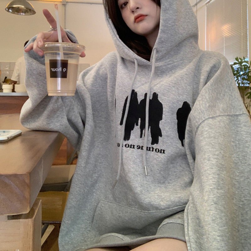 Urban Ease - The Nevermore Women's Loose Hooded Sweatshirt – Unique Hoodies by Nevermore Lifestyle & Tech | One size Khaki