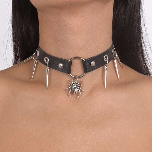 Ursula Phantom - The Nevermore Gothic Choker Spider – Unique Gothic Jewelry by Nevermore Lifestyle & Tech | Spider