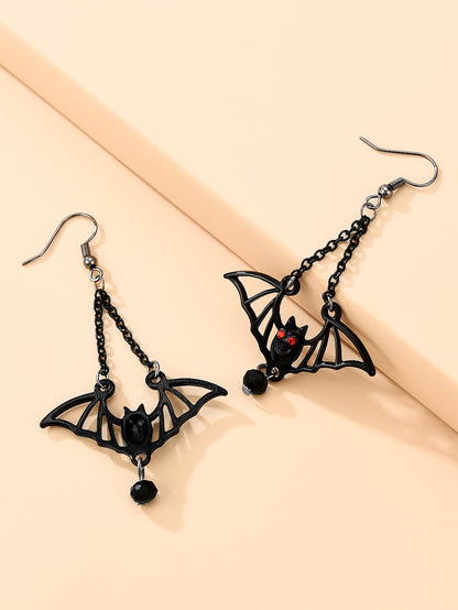 Valentine Balefire Bat - The Nevermore Gothic Earrings – Unique Gothic Jewelry by Nevermore Lifestyle & Tech | As shown