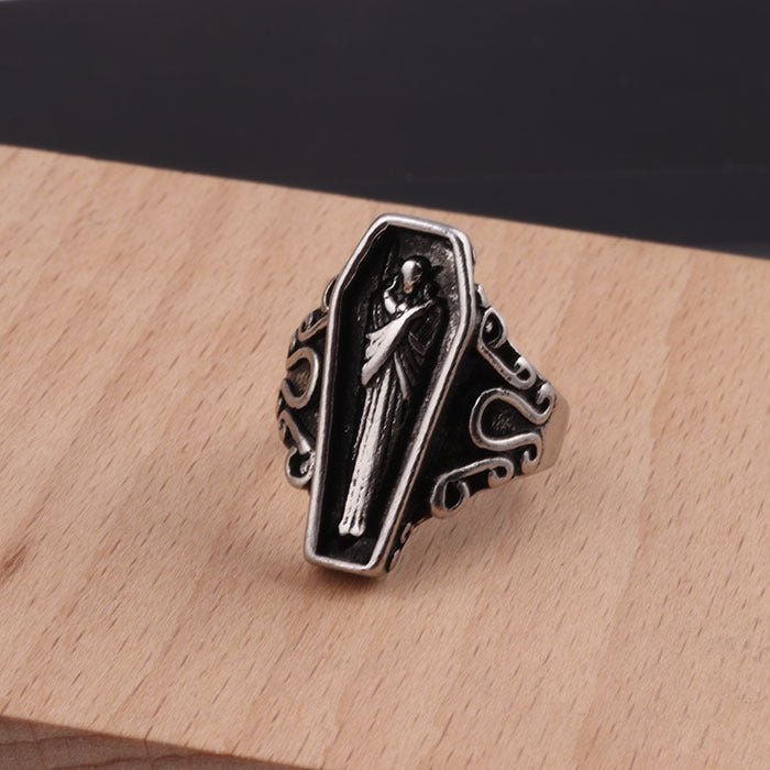 Vampire's Coffin - The Nevermore Gothic Ring – Unique Gothic Rings by Nevermore Lifestyle & Tech | Diameter1.9cm
