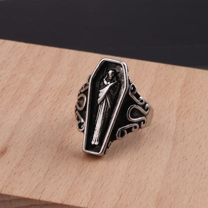 Vampire's Coffin - The Nevermore Gothic Ring – Unique Gothic Rings by Nevermore Lifestyle & Tech | Diameter1.9cm