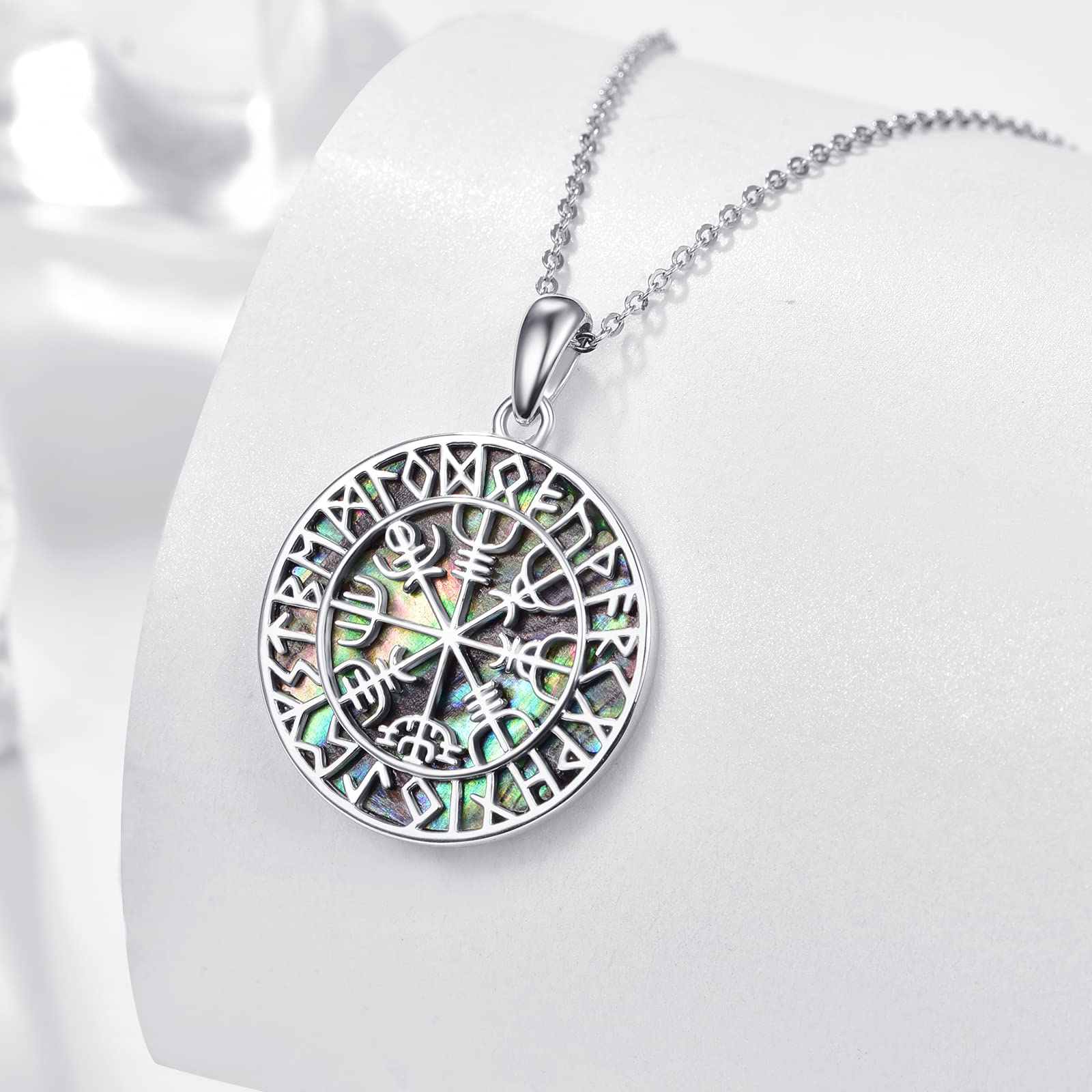 Vegvisir - Gothic Norse Viking Pendant by The Nevermore – Unique Jewelry by Nevermore Lifestyle & Tech | Silver