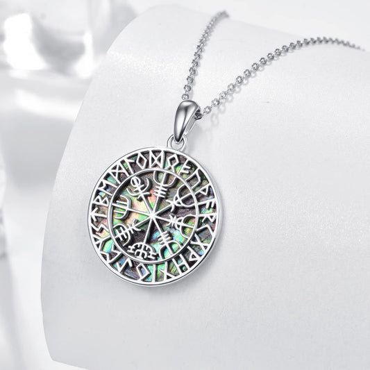 Vegvisir - Gothic Norse Viking Pendant by The Nevermore – Unique Jewelry by Nevermore Lifestyle & Tech | Silver