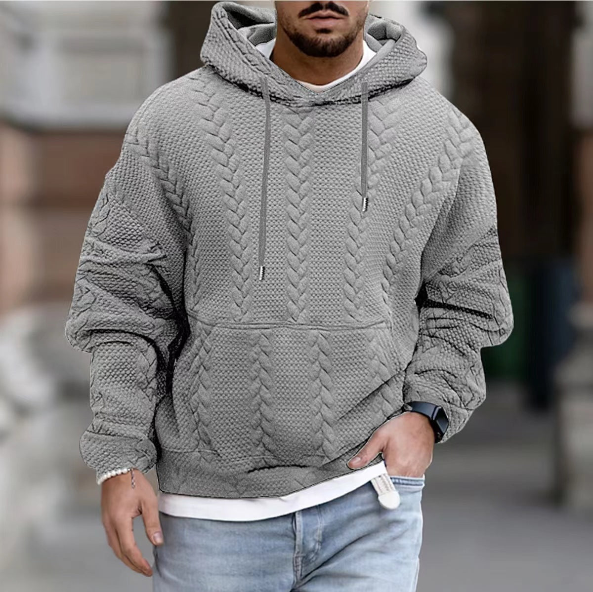 Velocity Vent - The Nevermore Men's Pullover – Unique Pullover by Nevermore Lifestyle & Tech | L Gray