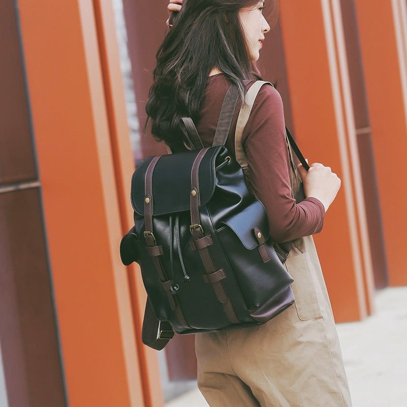 Verdant Charm - Vintage Backpack by The Nevermore – Unique Bags by Nevermore Lifestyle & Tech | Brown