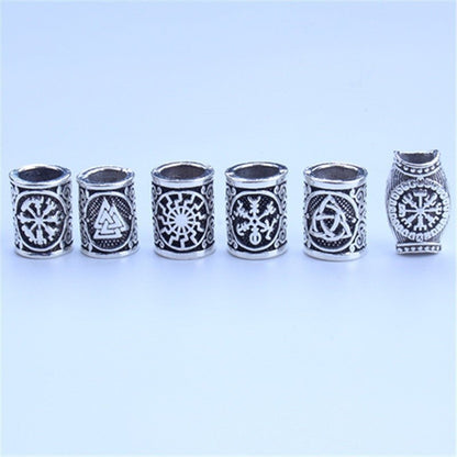 Viking Tress Ornament Ring - The Nevermore Gothic Hair Beard Rings