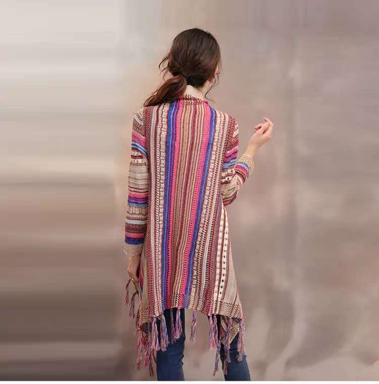 Vira Robards - Cardigan for Autumn by The Nevermore – Unique Cardigans by Nevermore Lifestyle & Tech | One size Beige