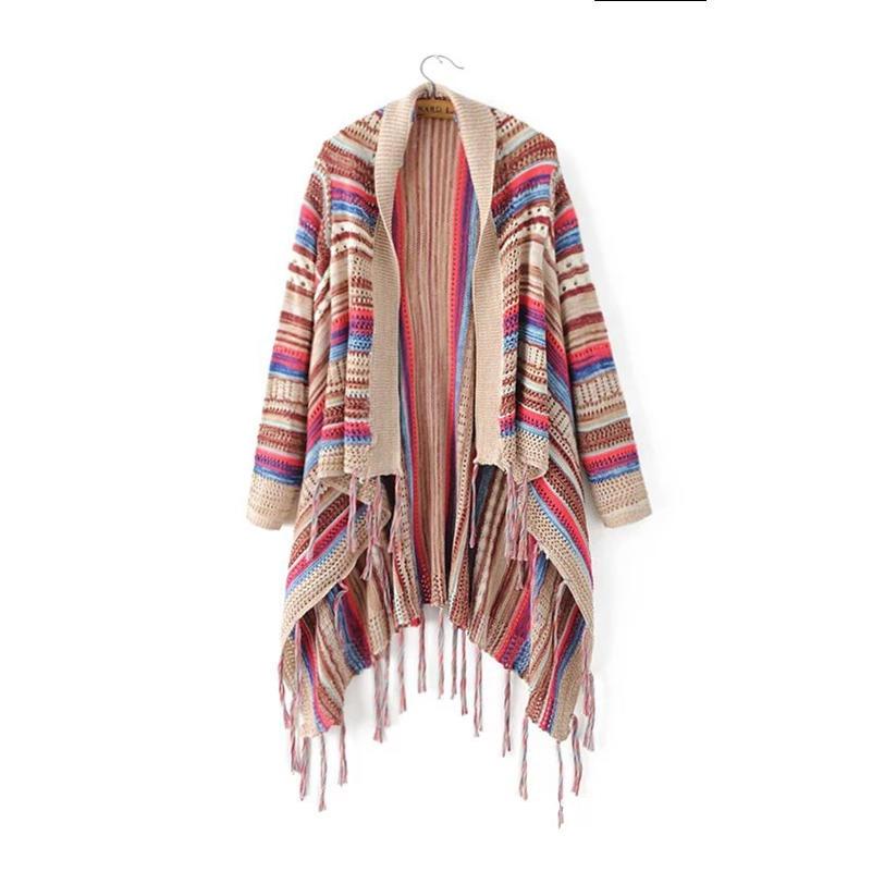 Vira Robards - Cardigan for Autumn by The Nevermore – Unique Cardigans by Nevermore Lifestyle & Tech | One size Beige