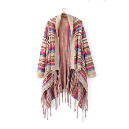 Vira Robards - Cardigan for Autumn by The Nevermore – Unique Cardigans by Nevermore Lifestyle & Tech | One size Beige