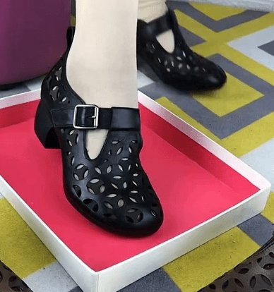 Vivienne Retro High Heel Spring Shoes by The Nevermore – Unique Shoes by Nevermore Lifestyle & Tech | 35 Beige