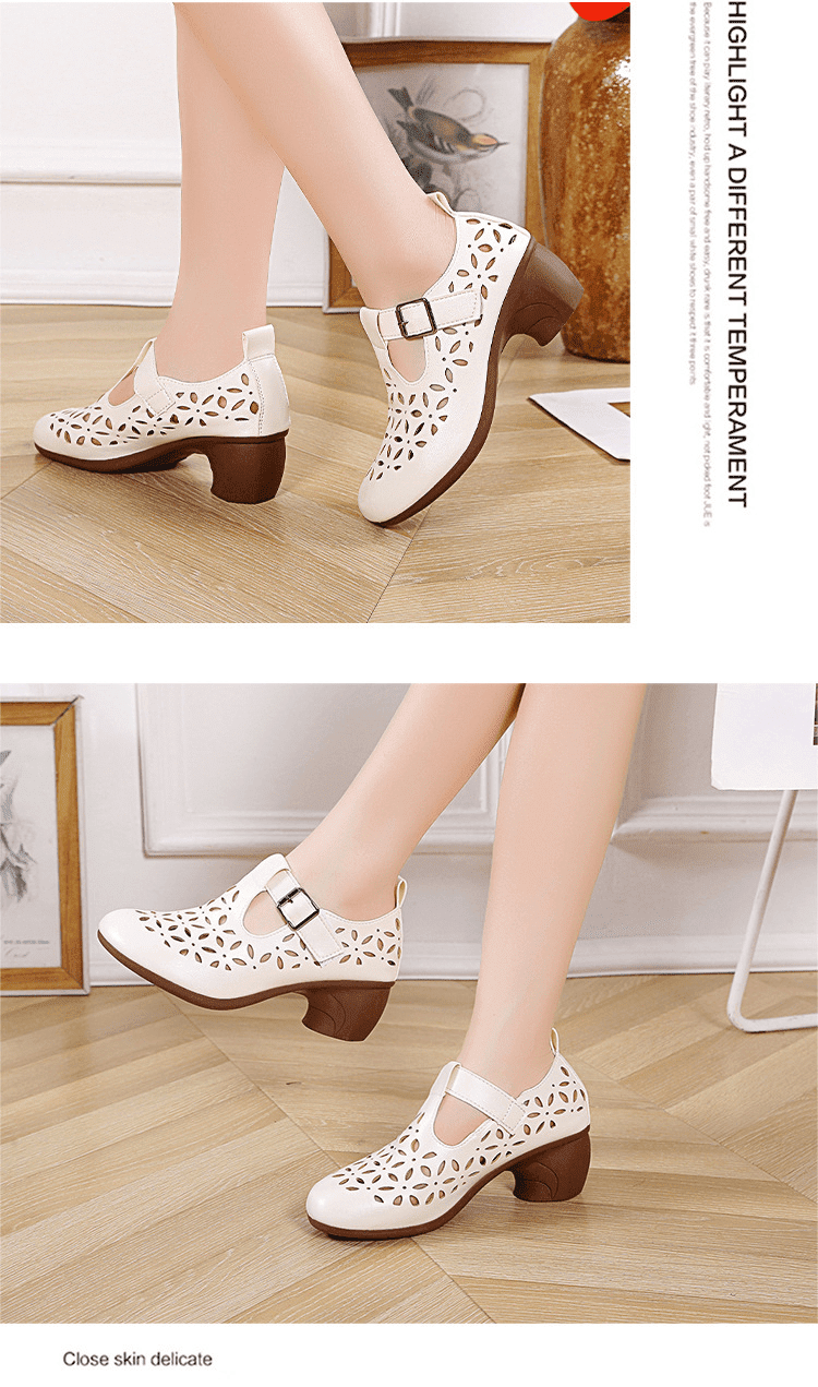 Vivienne Retro High Heel Spring Shoes by The Nevermore – Unique Shoes by Nevermore Lifestyle & Tech | 35 Black