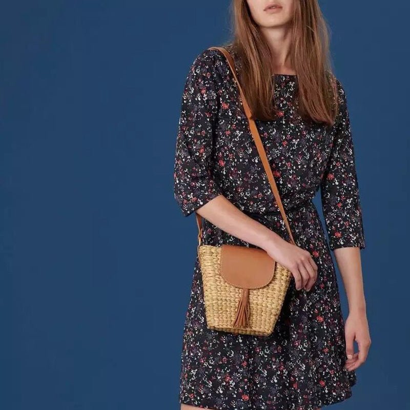 Wildflower Wanderer - Woolen Handmade Shoulder Bag by The Nevermore – Unique Bags by Nevermore Lifestyle & Tech | Khaki