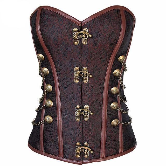 Willow - The Nevermore Steampunk Gothic Corset for Women – Unique Steampunk Fashion for Women by Nevermore Lifestyle & Tech | L Black