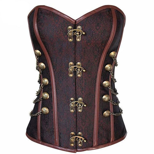 Willow - The Nevermore Steampunk Gothic Corset for Women – Unique Steampunk Fashion for Women by Nevermore Lifestyle & Tech | L Black