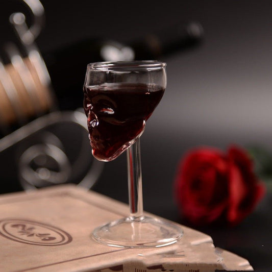 Wine skull goblet - The Nevermore Gothic Home Decor Drinkware – Unique Gothic Home Decor by Nevermore Lifestyle & Tech | Transparent
