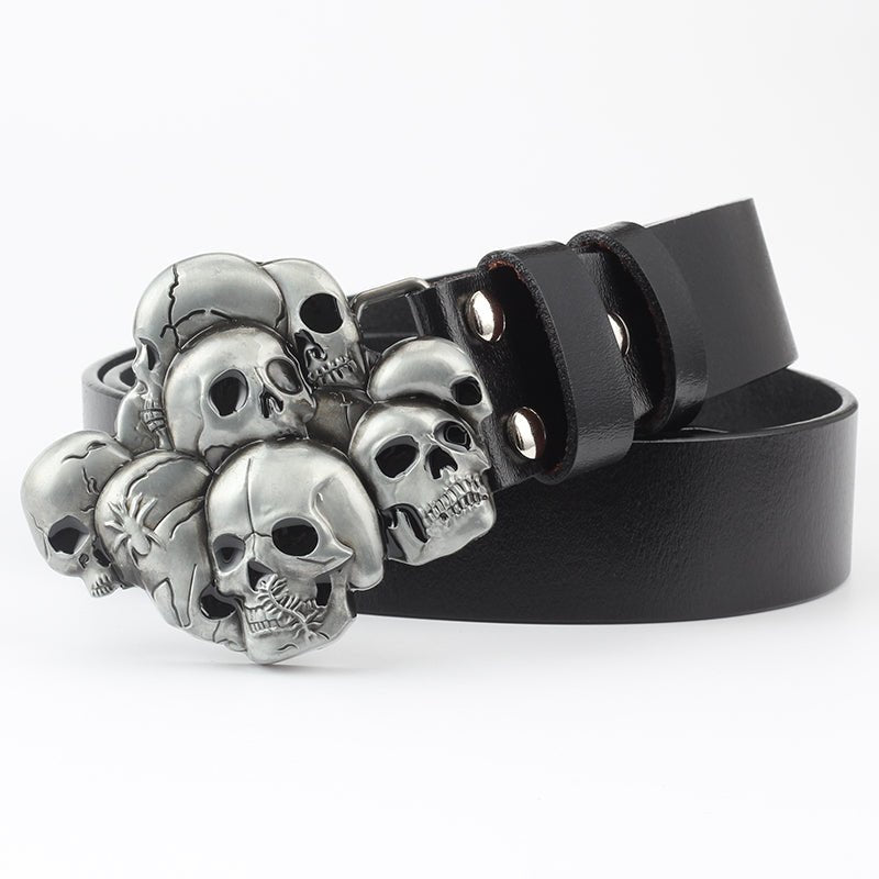 Winston Morbidsley Skulls - The Nevermore Gothic Belt for Men – Unique Gothic Accessories by Nevermore Lifestyle & Tech | 105cm 12style