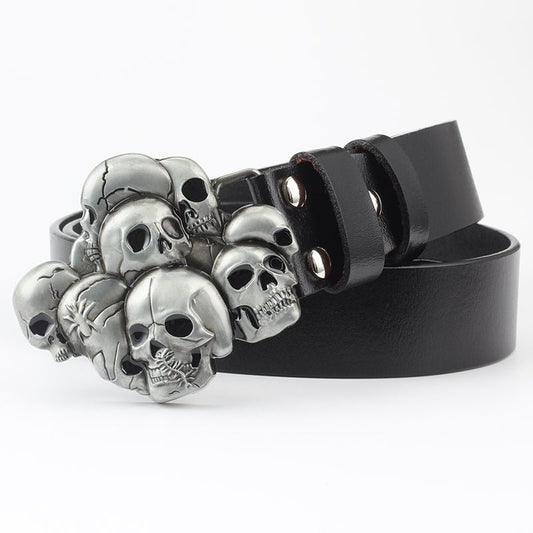 Winston Morbidsley Skulls - The Nevermore Gothic Belt for Men – Unique Gothic Accessories by Nevermore Lifestyle & Tech | 105cm 12style