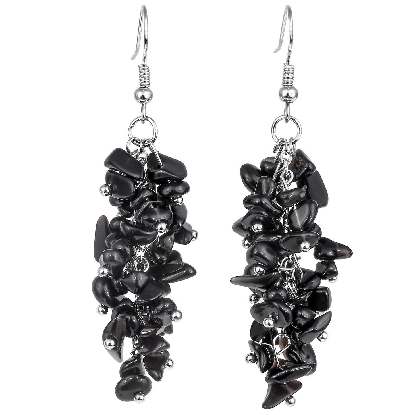 Winterdell - Natural Crystal Earrings by The Nevermore – Unique Earrings by Nevermore Lifestyle & Tech | Obsidian