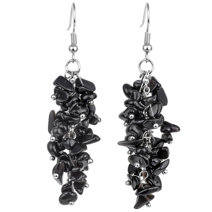 Winterdell - Natural Crystal Earrings by The Nevermore – Unique Earrings by Nevermore Lifestyle & Tech | Obsidian