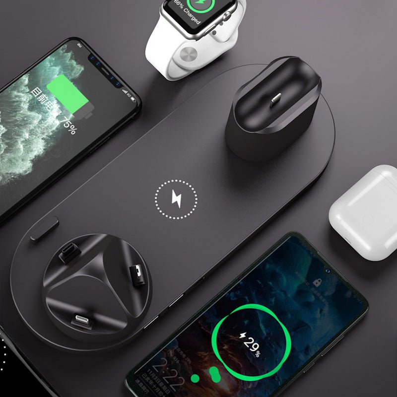 Wireless Charger for iPhone 6 in 1 - Fast Charging by The Nevermore – Unique Smart Gadgets by Nevermore Lifestyle & Tech | 10w Black