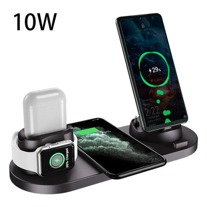 Wireless Charger for iPhone 6 in 1 - Fast Charging by The Nevermore – Unique Smart Gadgets by Nevermore Lifestyle & Tech | 10w Black