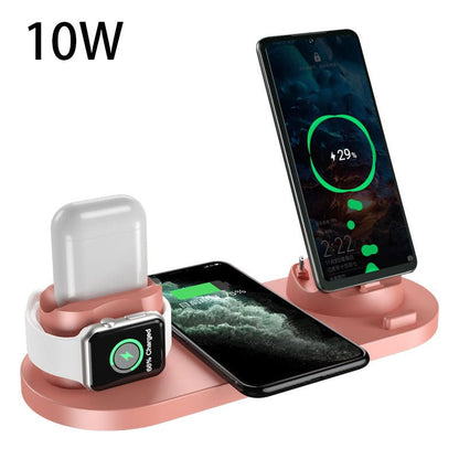 Wireless Charger for iPhone 6 in 1 - Fast Charging by The Nevermore – Unique Smart Gadgets by Nevermore Lifestyle & Tech | 10w Pink