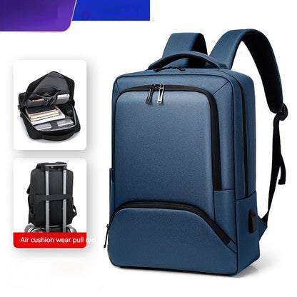 Wise Walker - Versatile Men's Travel Backpack by The Nevermore – Unique Bags by Nevermore Lifestyle & Tech | 21051 Blue