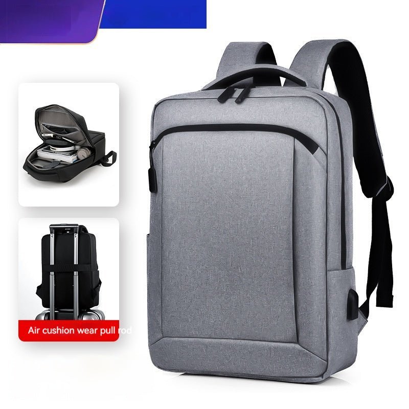 Wise Walker - Versatile Men's Travel Backpack by The Nevermore – Unique Bags by Nevermore Lifestyle & Tech | 9007 Light Gray