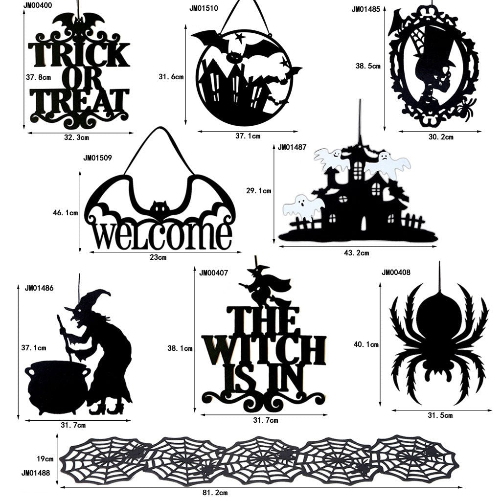 Witch door decoration - The Nevermore Gothic Home Decor – Unique Gothic Home Decor by Nevermore Lifestyle & Tech | 02black