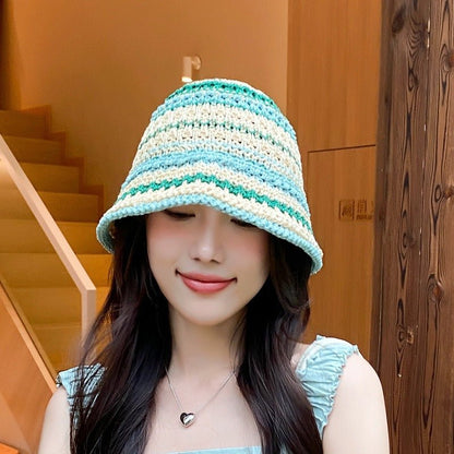 Women's Summer Sun Hat - The Nevermore Hat – Unique Hats by Nevermore Lifestyle & Tech | M Beige Grass Green