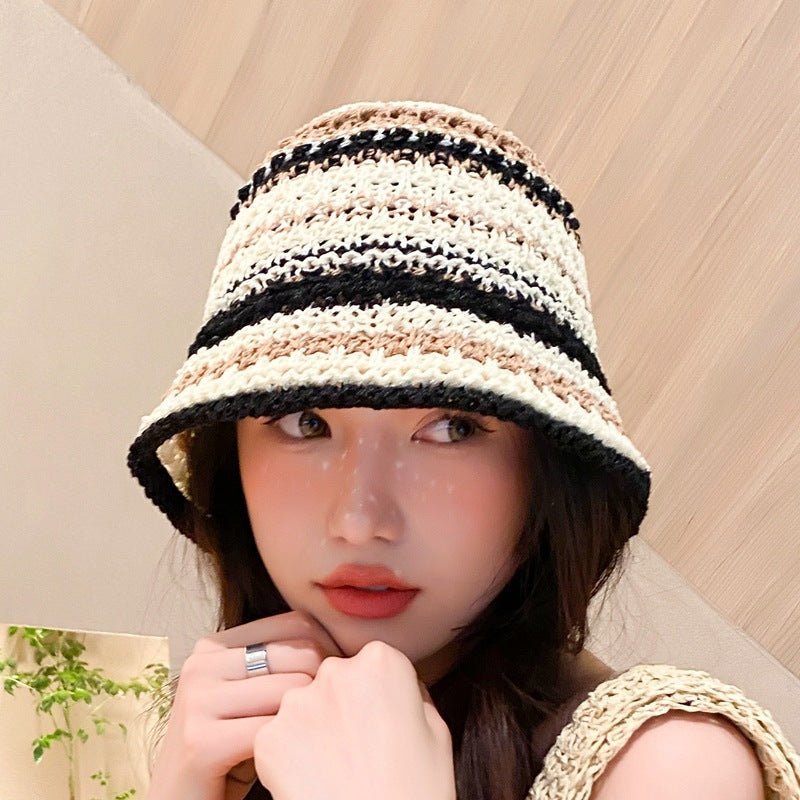 Women's Summer Sun Hat - The Nevermore Hat – Unique Hats by Nevermore Lifestyle & Tech | M Khaki And Black