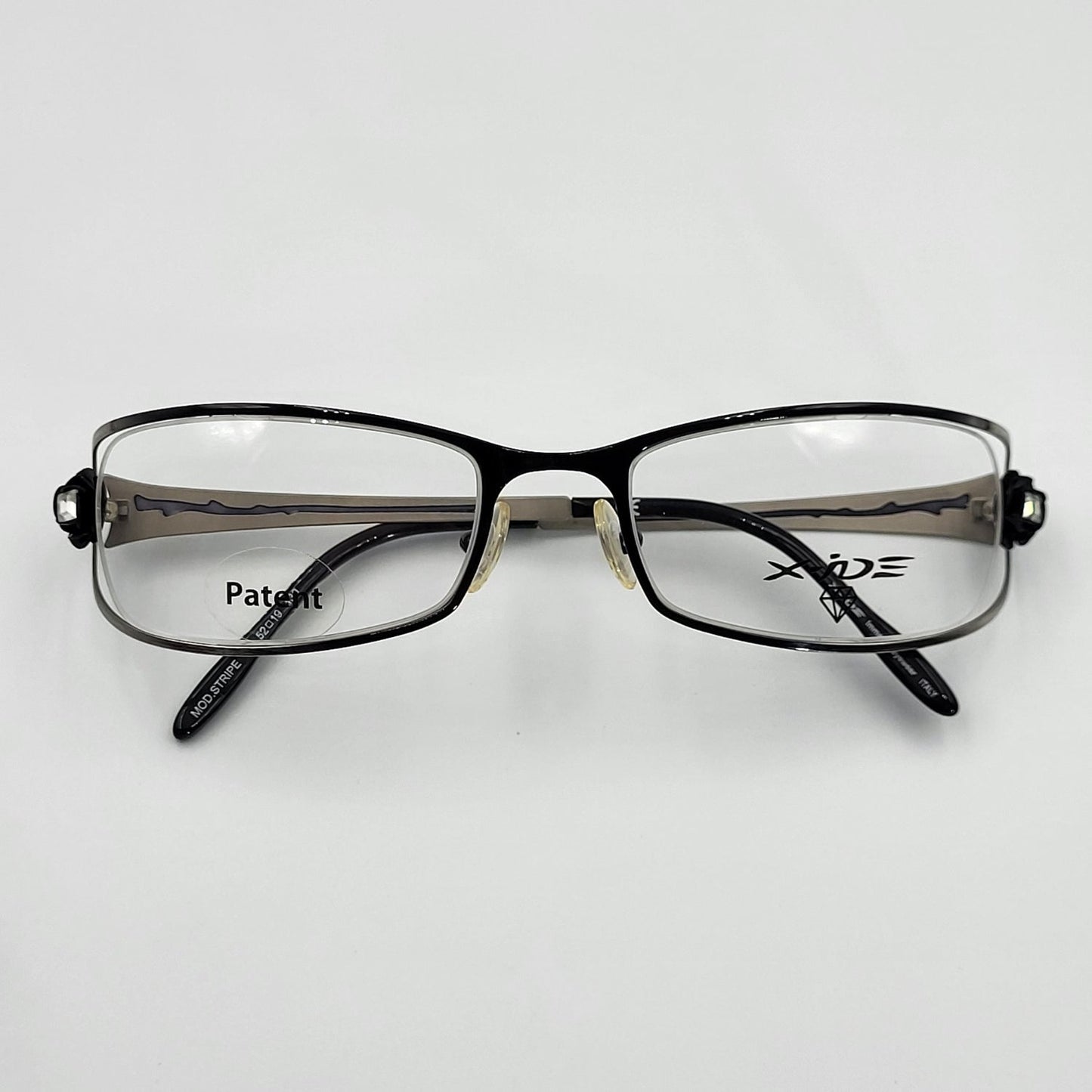 X - IDE STRIPE Black Gun Nylor Eyeglasses – Unique Eyeglasses by Nevermore Lifestyle & Tech |
