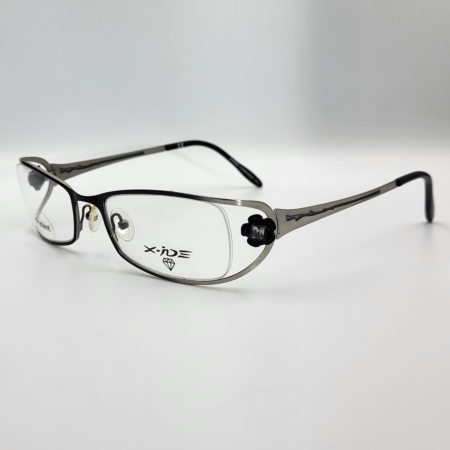 X - IDE STRIPE Black Gun Nylor Eyeglasses – Unique Eyeglasses by Nevermore Lifestyle & Tech |