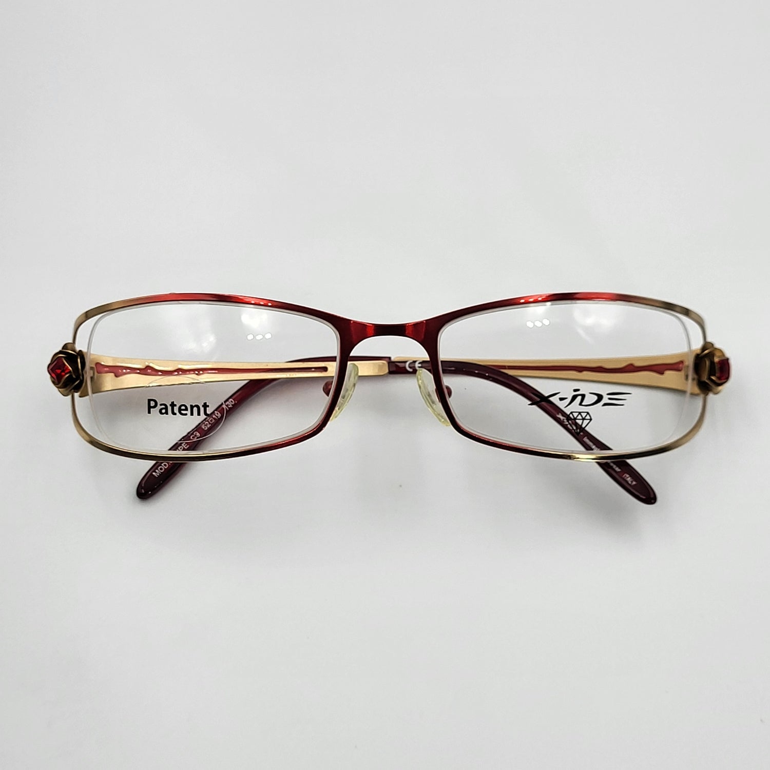 X - IDE STRIPE Bronze Red Nylor Eyeglasses – Unique Eyeglasses by Nevermore Lifestyle & Tech |