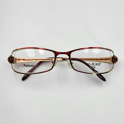 X - IDE STRIPE Bronze Red Nylor Eyeglasses – Unique Eyeglasses by Nevermore Lifestyle & Tech |