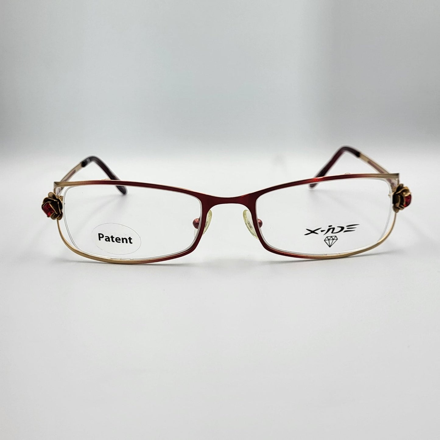 X - IDE STRIPE Bronze Red Nylor Eyeglasses – Unique Eyeglasses by Nevermore Lifestyle & Tech |
