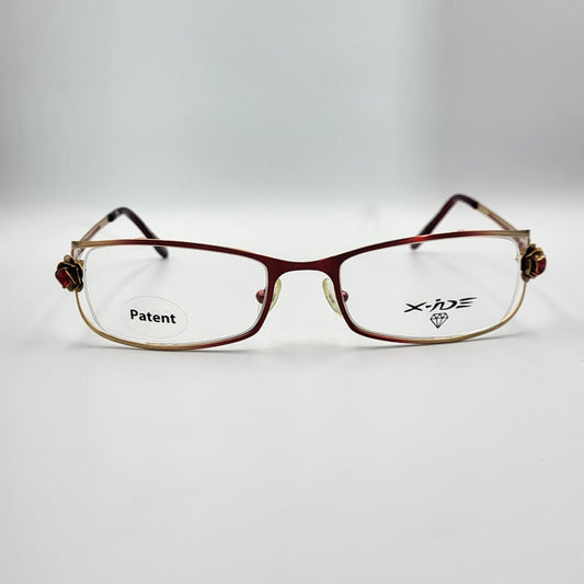 X - IDE STRIPE Bronze Red Nylor Eyeglasses – Unique Eyeglasses by Nevermore Lifestyle & Tech |