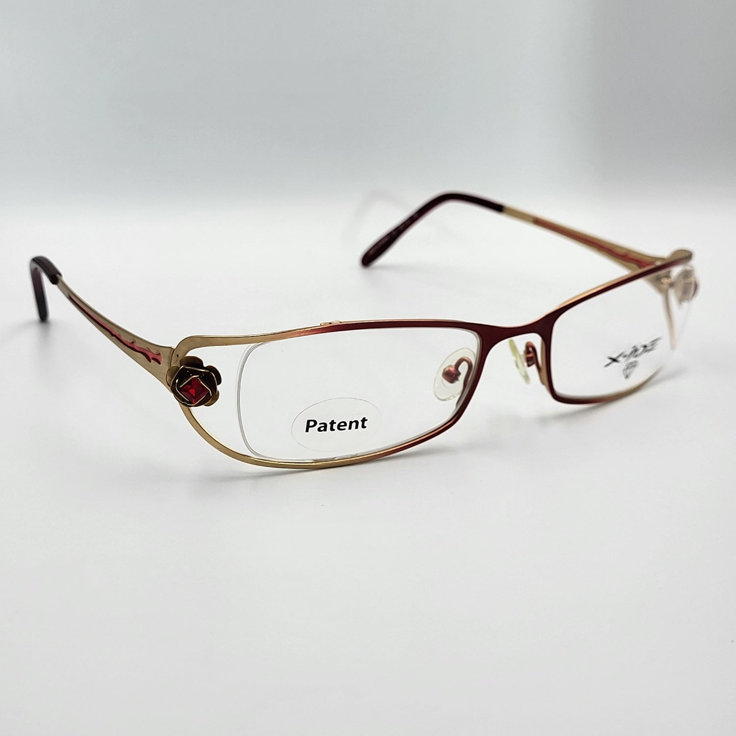 X - IDE STRIPE Bronze Red Nylor Eyeglasses – Unique Eyeglasses by Nevermore Lifestyle & Tech |