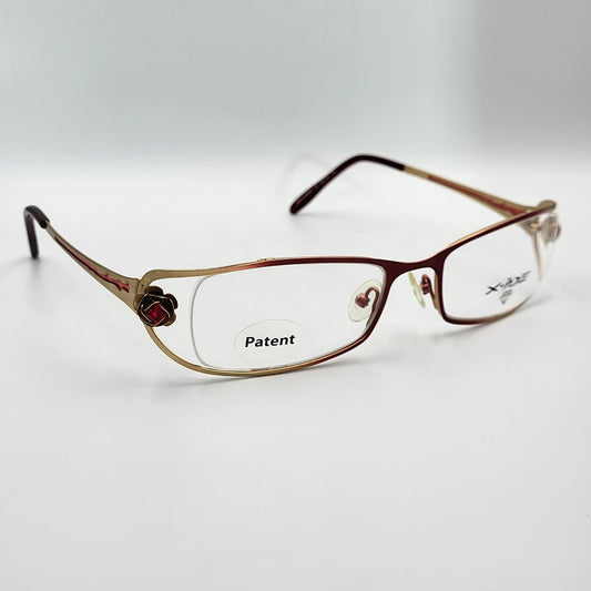 X - IDE STRIPE Bronze Red Nylor Eyeglasses – Unique Eyeglasses by Nevermore Lifestyle & Tech |