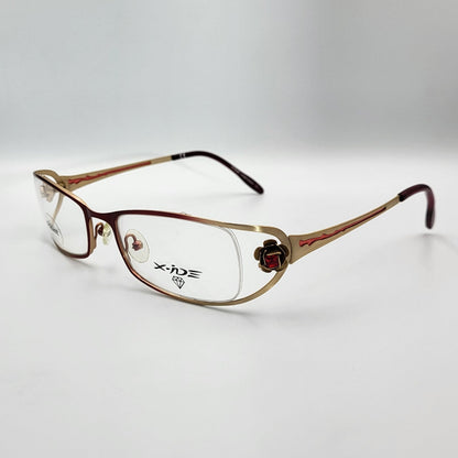 X - IDE STRIPE Bronze Red Nylor Eyeglasses – Unique Eyeglasses by Nevermore Lifestyle & Tech |