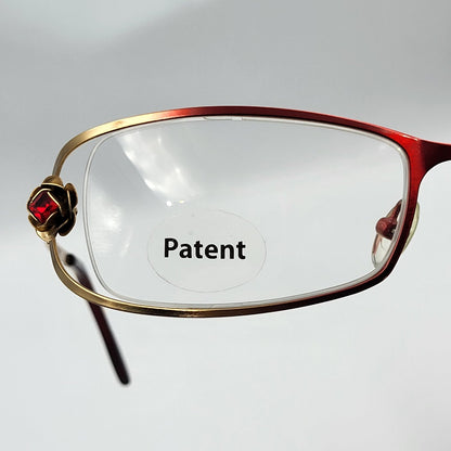 X - IDE STRIPE Bronze Red Nylor Eyeglasses – Unique Eyeglasses by Nevermore Lifestyle & Tech |