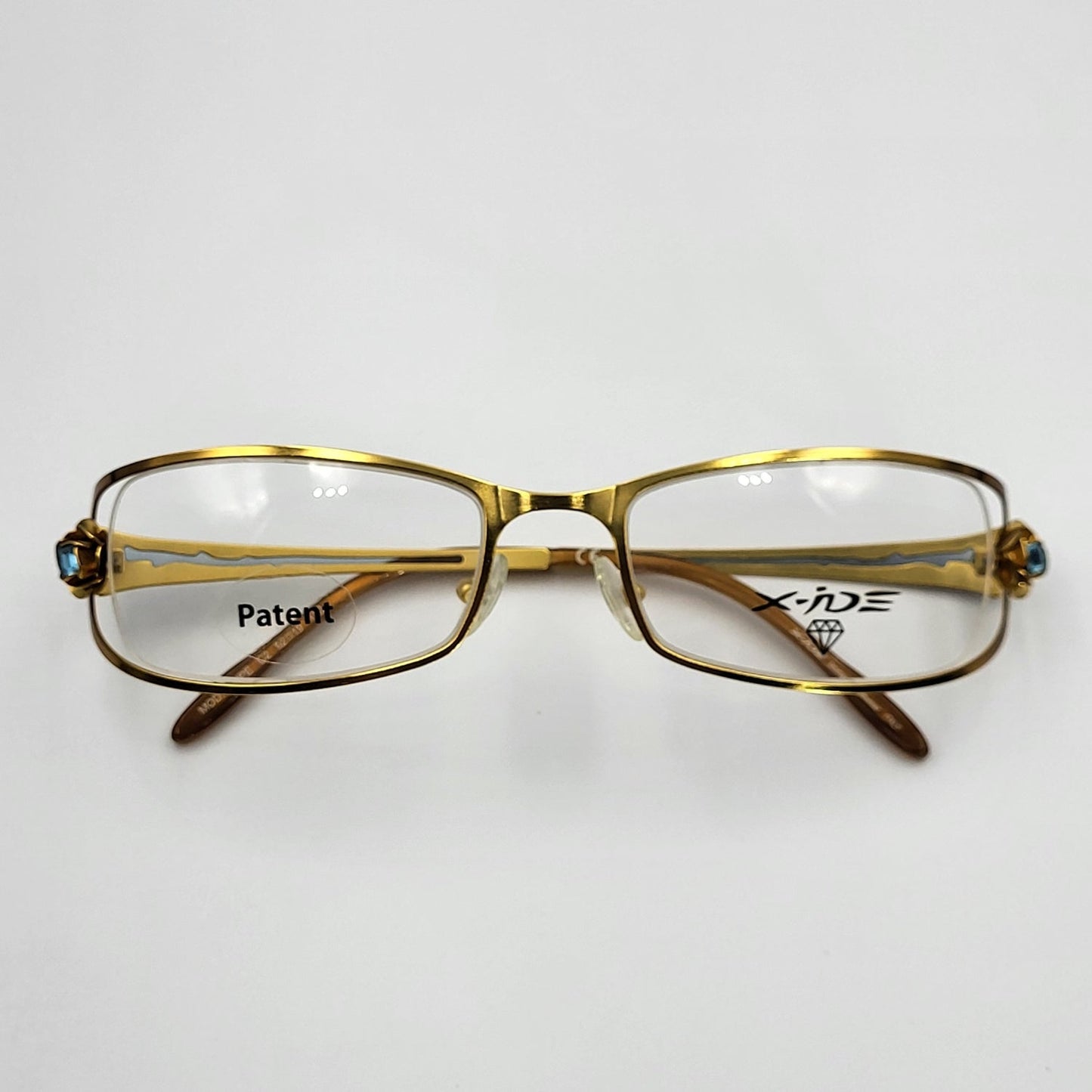 X - IDE STRIPE Gold Nylor Eyeglasses – Unique Eyeglasses by Nevermore Lifestyle & Tech |