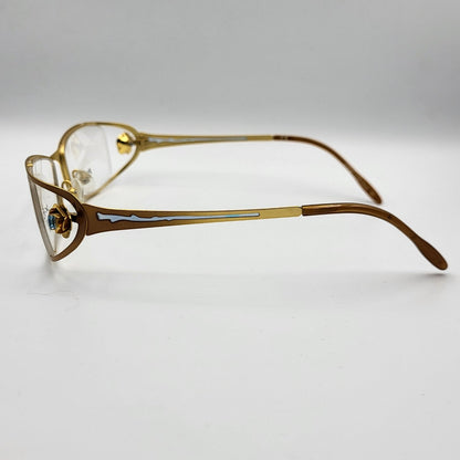 X - IDE STRIPE Gold Nylor Eyeglasses – Unique Eyeglasses by Nevermore Lifestyle & Tech |
