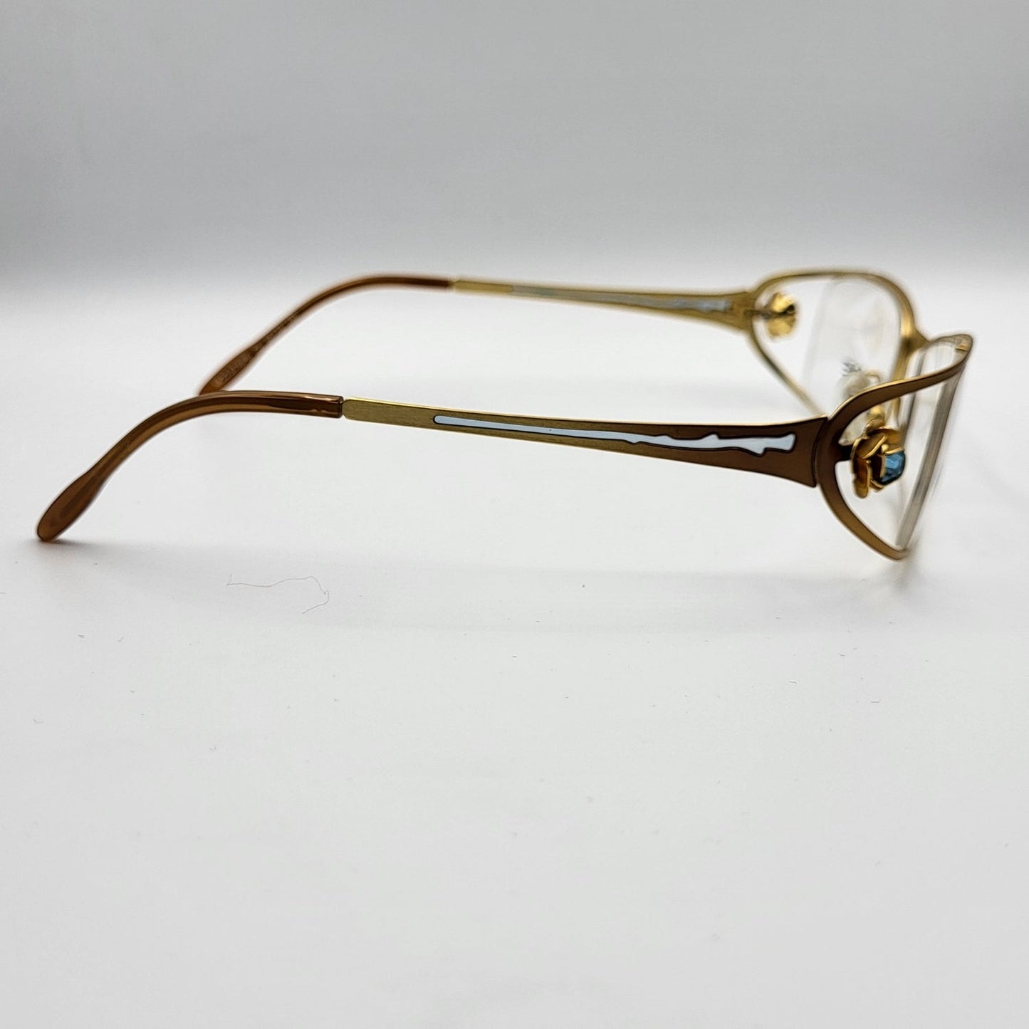 X - IDE STRIPE Gold Nylor Eyeglasses – Unique Eyeglasses by Nevermore Lifestyle & Tech |