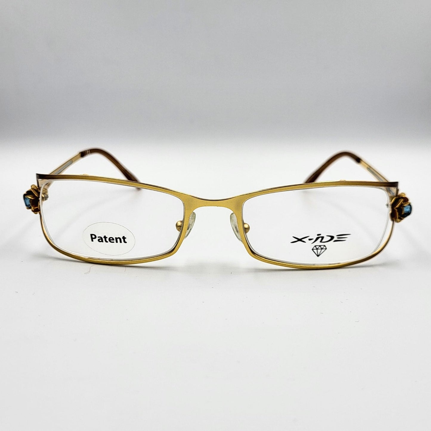 X - IDE STRIPE Gold Nylor Eyeglasses – Unique Eyeglasses by Nevermore Lifestyle & Tech |