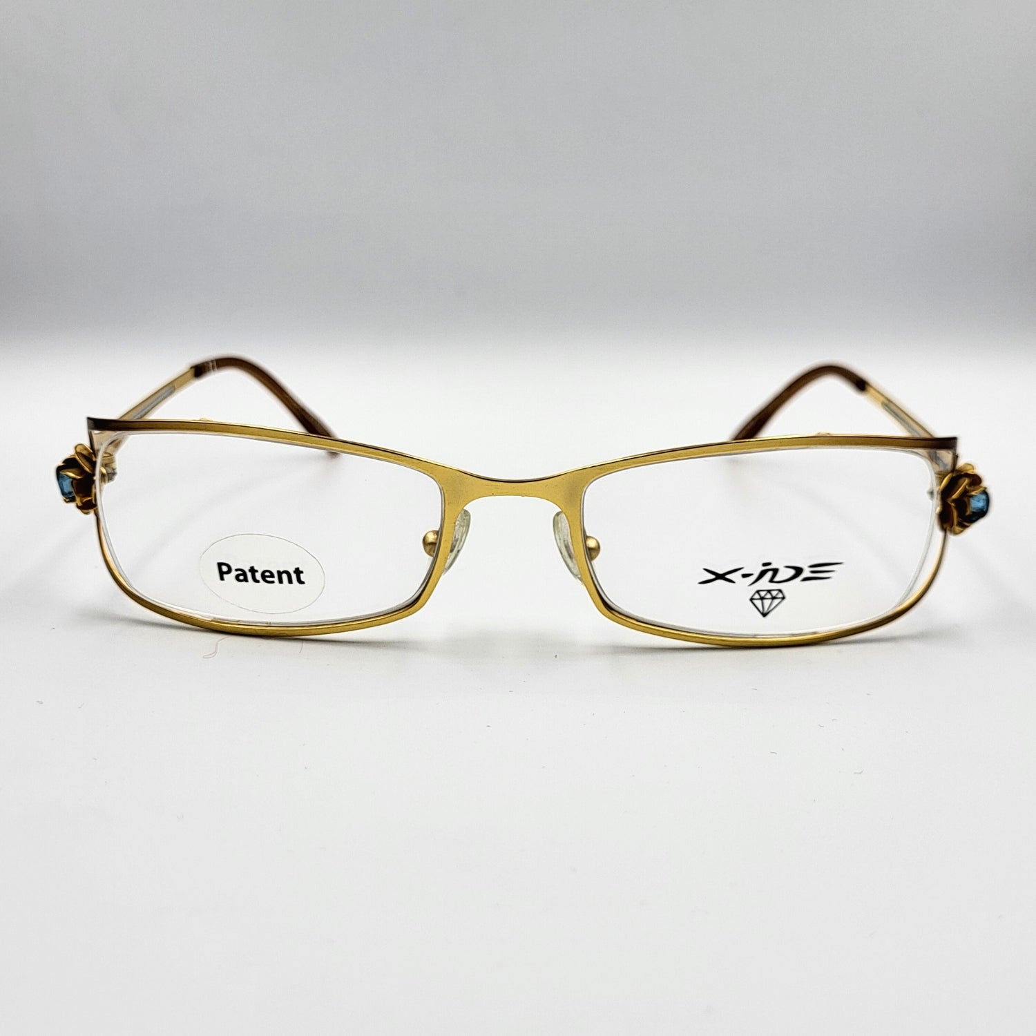 X - IDE STRIPE Gold Nylor Eyeglasses – Unique Eyeglasses by Nevermore Lifestyle & Tech |